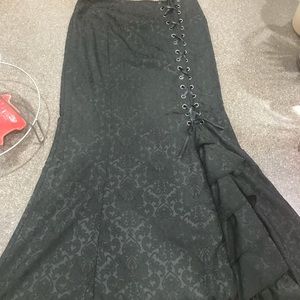 Mermaid style corset skirt
